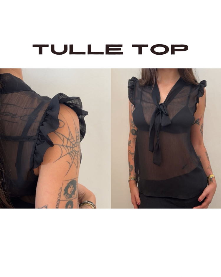 tulle top