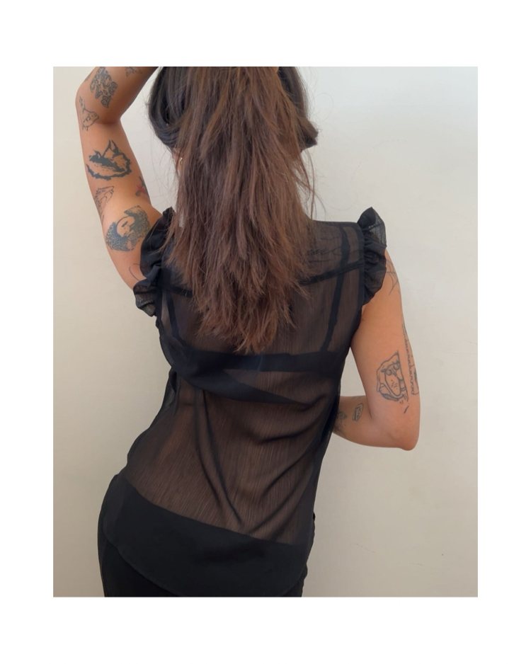tulle top