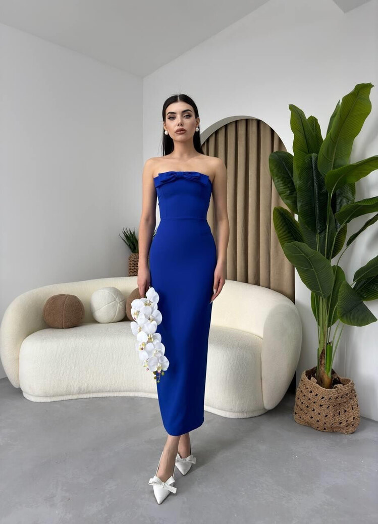 ÖNÜ KURDALELİ KALEM ELBİSE ✨