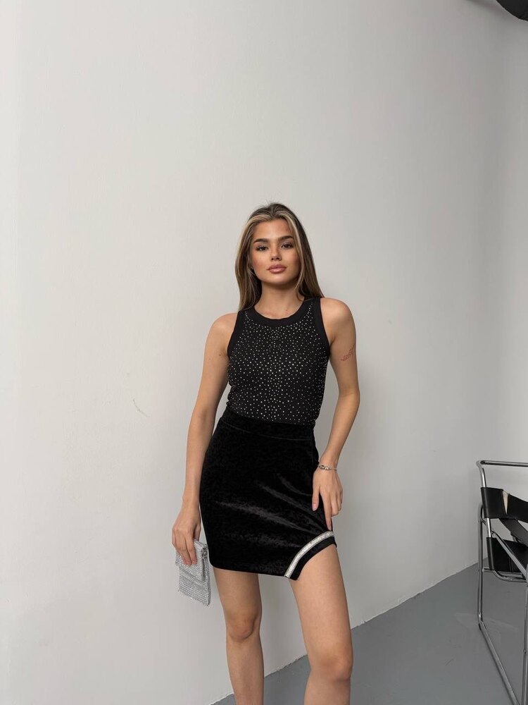 Serpme Taşlı Krop ✨