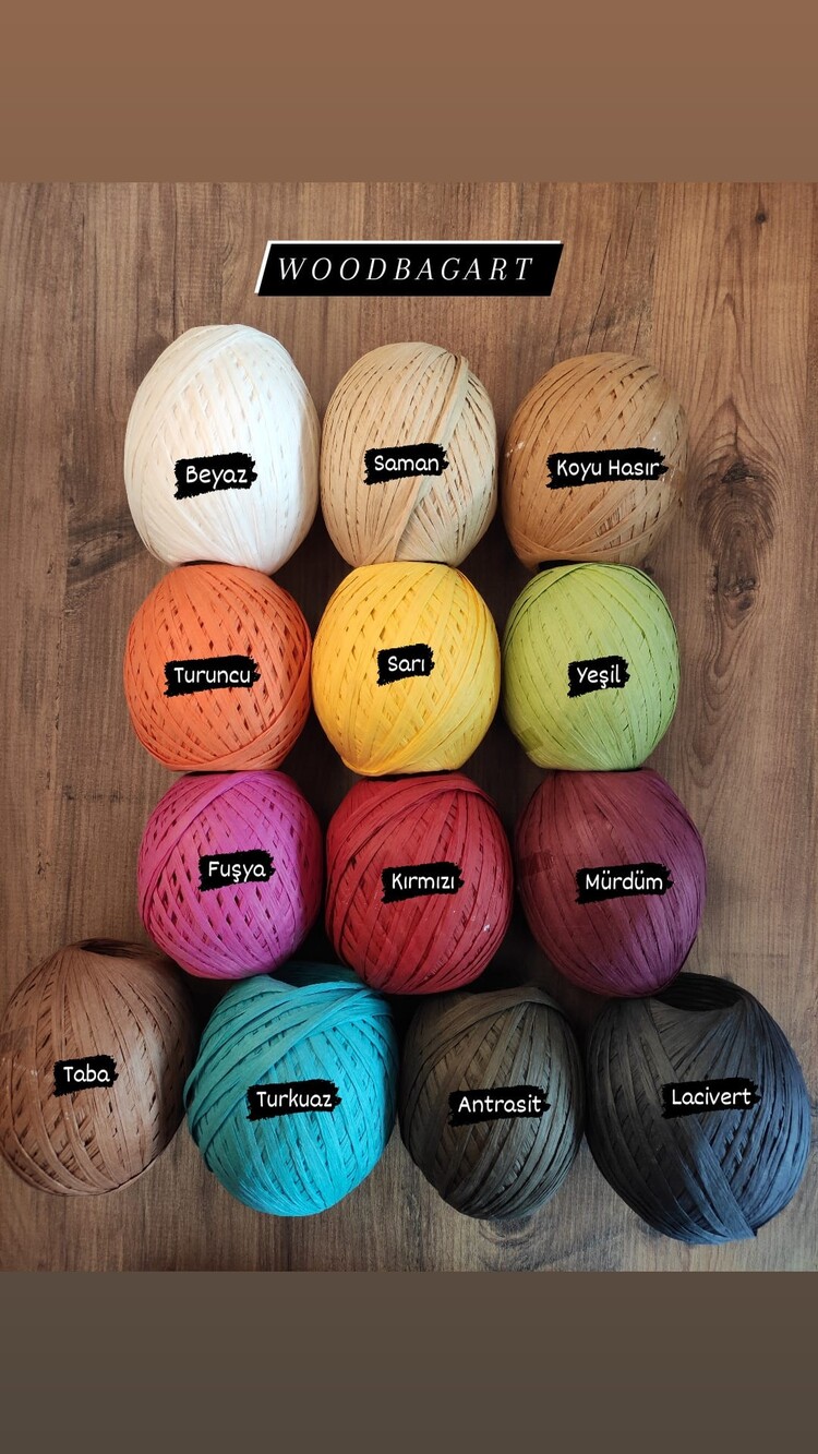 150 gram ithal natürel rafya (yumuşak)