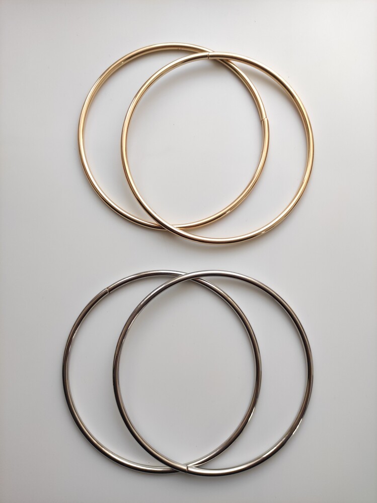13.5 cm metal çanta halkası (5mm)