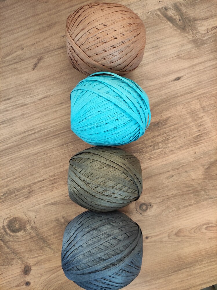 150 gram ithal natürel rafya (yumuşak)