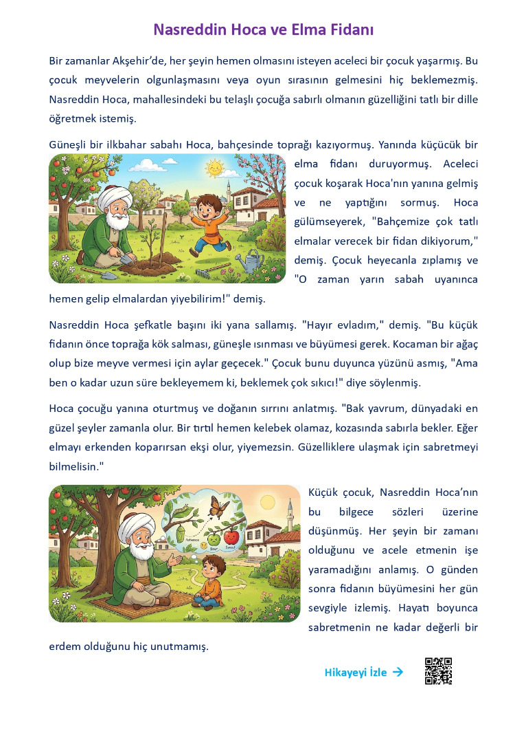 NASREDDİN HOCA İLE İYİ BİR İNSAN OLUYORUM - HİKAYE SETİ (TYMM UYUMLU) ***YENİ***