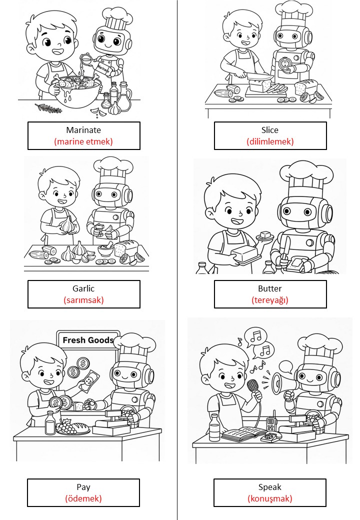 WORD TANK 5th GRADE COLORING BOOK - MAARİF MODELİ KİTABIYLA %100 UYUMLU KELİMELER (PDF)