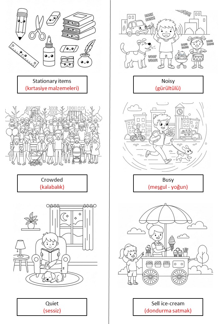 WORD GALLERY 6. SINIF KELİME BOYAMA KİTABI (PDF)