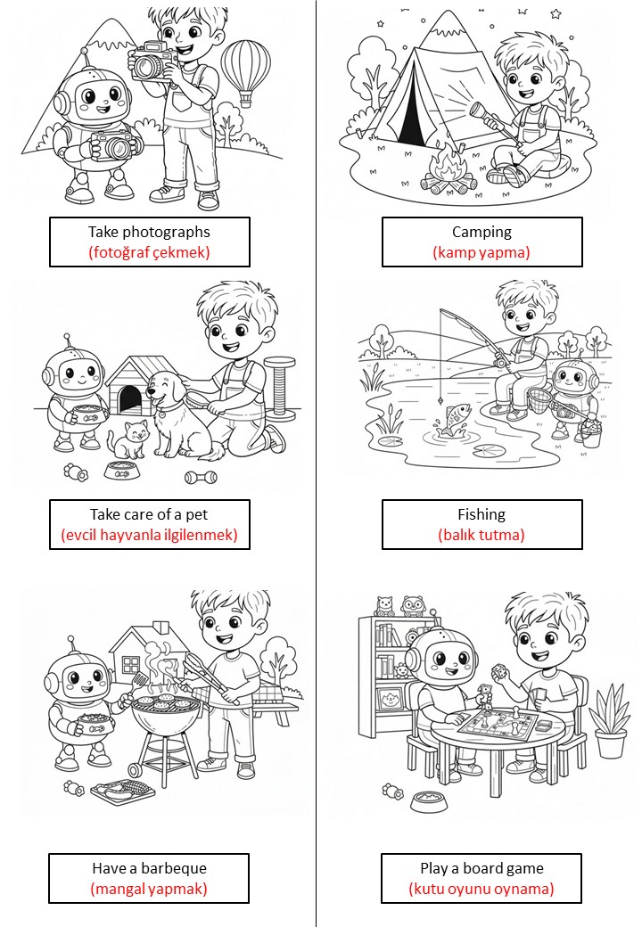 WORD TANK 5th GRADE COLORING BOOK - MAARİF MODELİ KİTABIYLA %100 UYUMLU KELİMELER (PDF)
