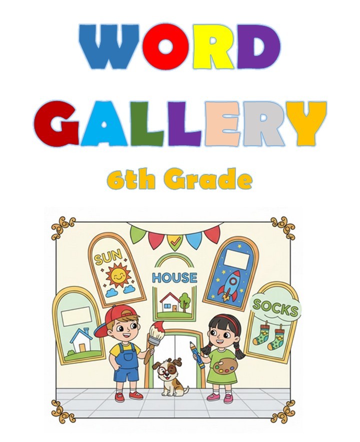WORD GALLERY 6. SINIF KELİME BOYAMA KİTABI (PDF)