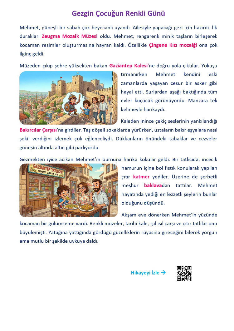 81 Şehir 81 Hikaye (Kısa Hikaye + Alıştırma)
