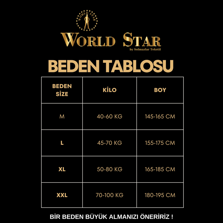 World Star 6'lı Gri Düz Renk Erkek Boxer – Pamuklu Ve Likralı
