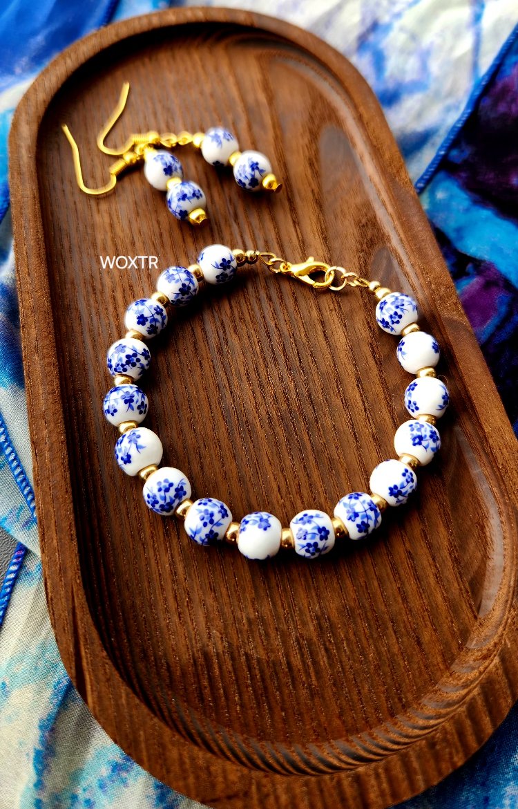 Ege Esintisi Seramik Boncuk Set