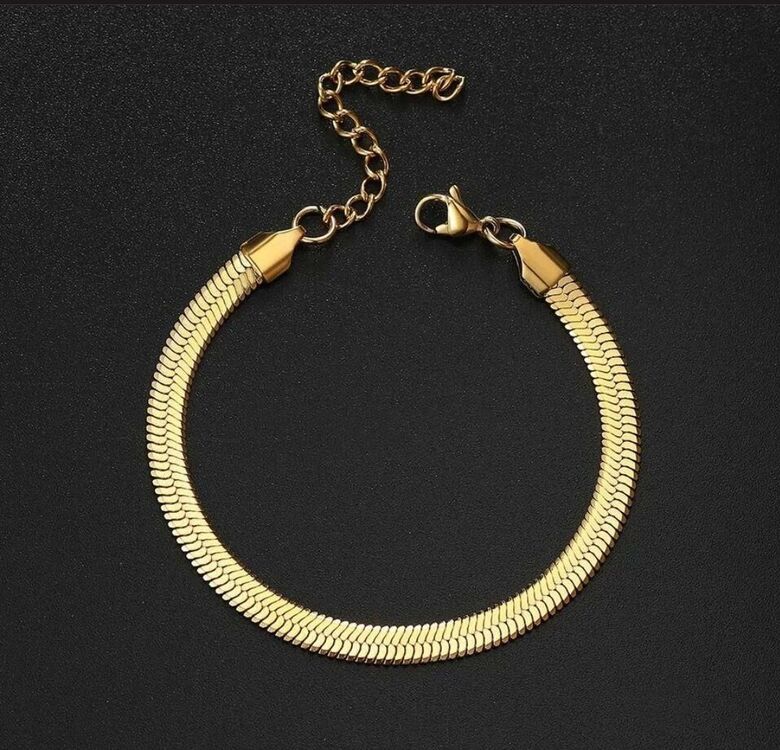 Çelik Gold İtalyan Bileklik
