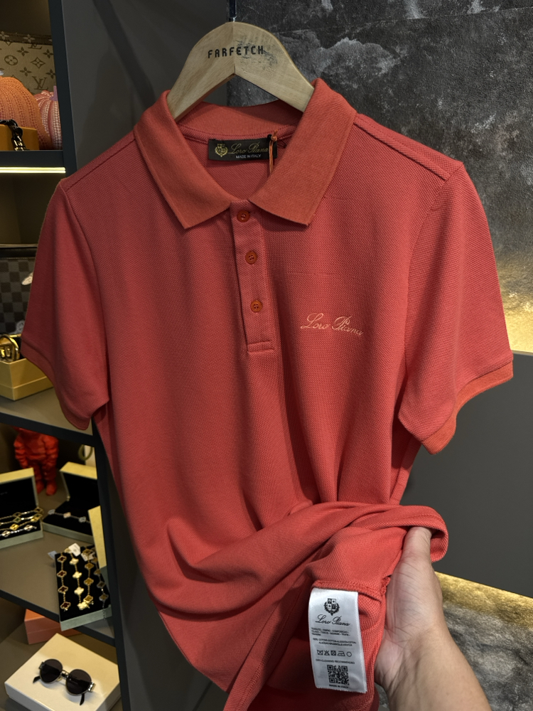 LORO PİANA POLO YAKA T-SHIRT (ithal kumaş)