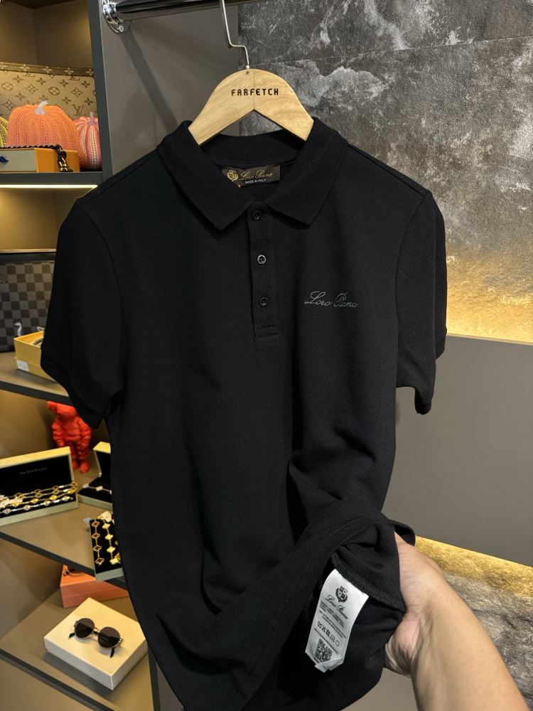 LORO PİANA POLO YAKA T-SHIRT (ithal kumaş)