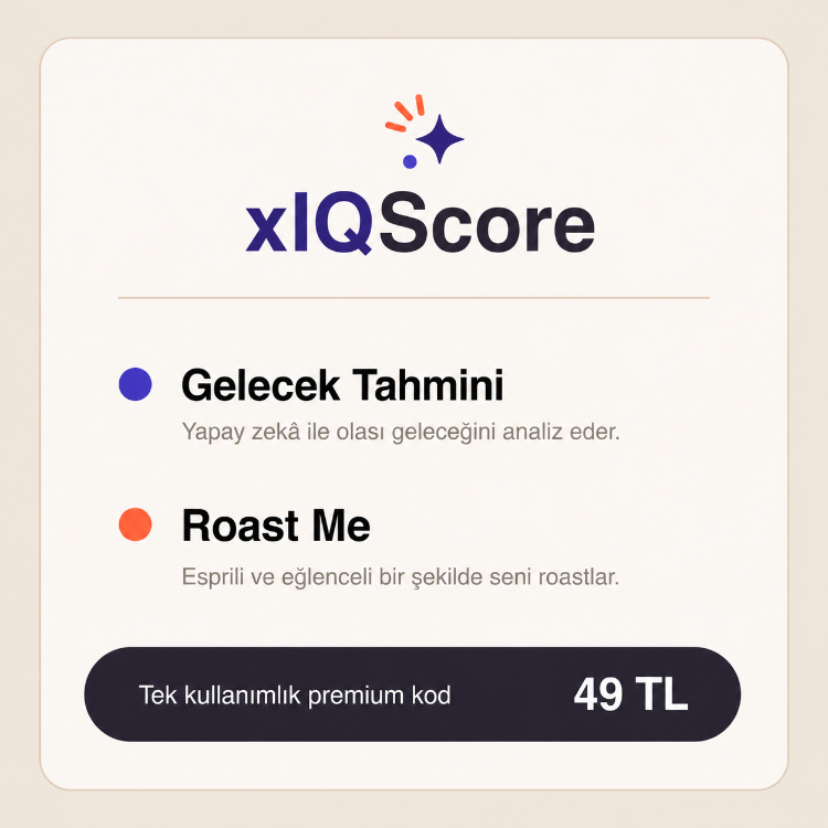 XIQScore Premium Kod (Roast Me + Gelecek Tahmini)