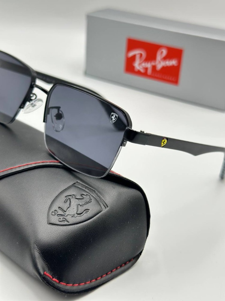 Rayban Ferrari Siyah Unisex Güneş Gözlük G3228-VLL