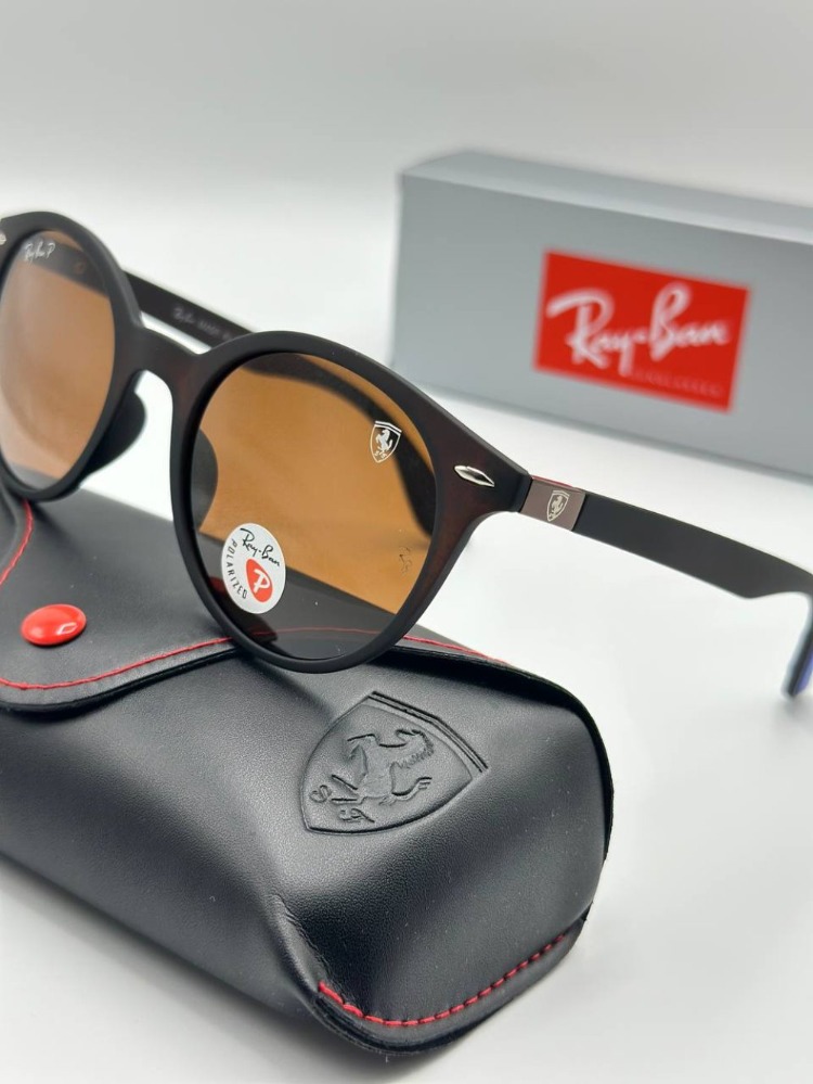 Rayban Ferrari Kahverengi İthal Unisex Güneş Gözlüğü G3250-VLL 