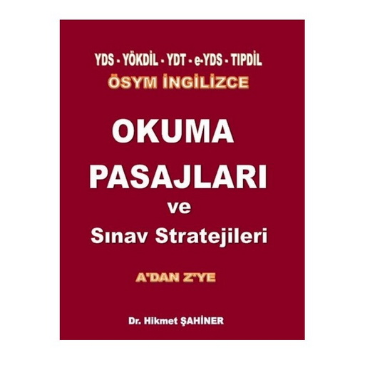 A'dan Z'ye ÖSYM İngilizce Seti (Gramer + Kelime + Okuma) (3 Kitap + 900 Sayfa PDF Çözüm) 