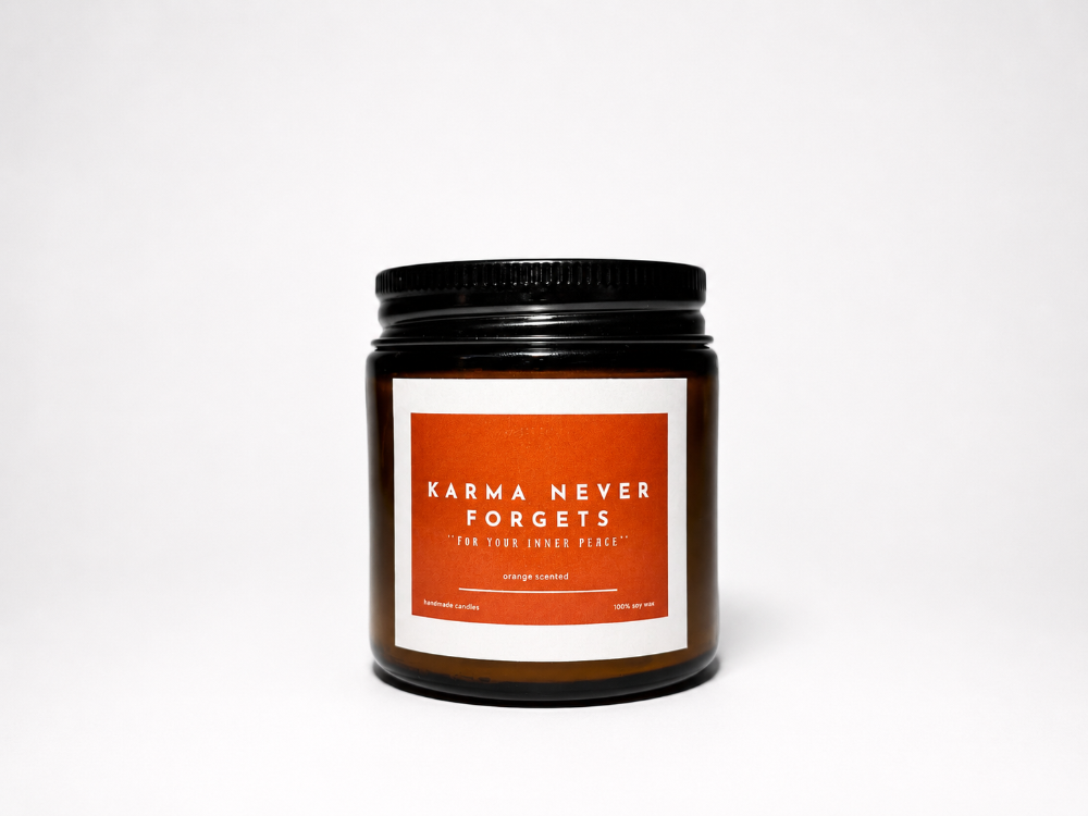 Karma Never Forgets | Orange Soy Candle
