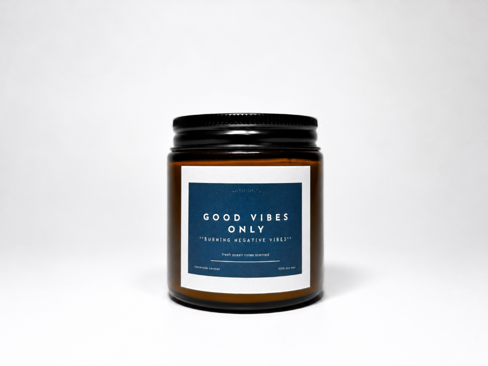 Good Vibes Only | Ocean Breeze Soy Candle