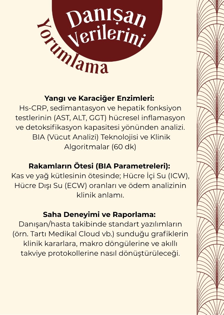 DANIŞAN VERİLERİNİ YORUMLAMA