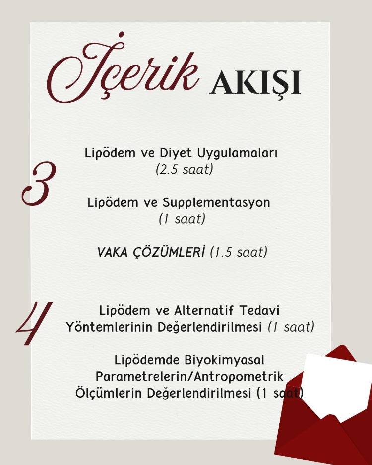 LİPÖDEM EĞİTİCİ EĞİTİMİ
