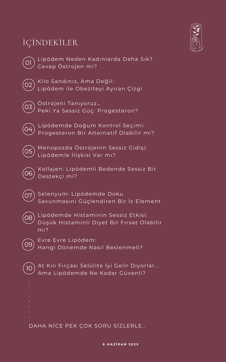 Sorularla Lipödemin ABC'si