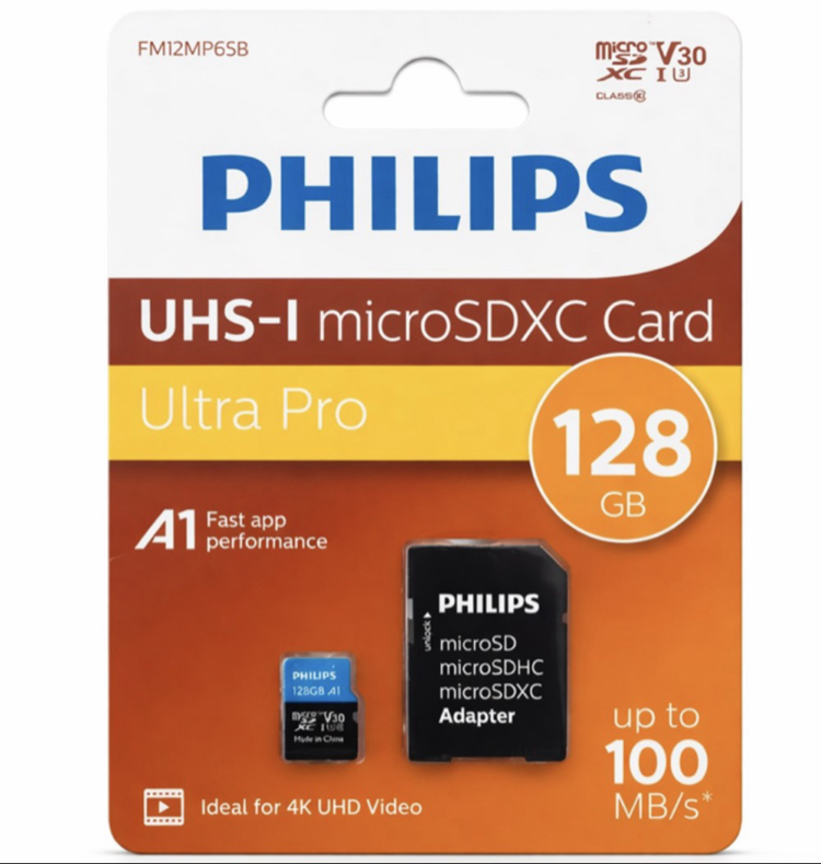 Phılıps 4K 100 mb/sn Sd Kart c10 v30 u3