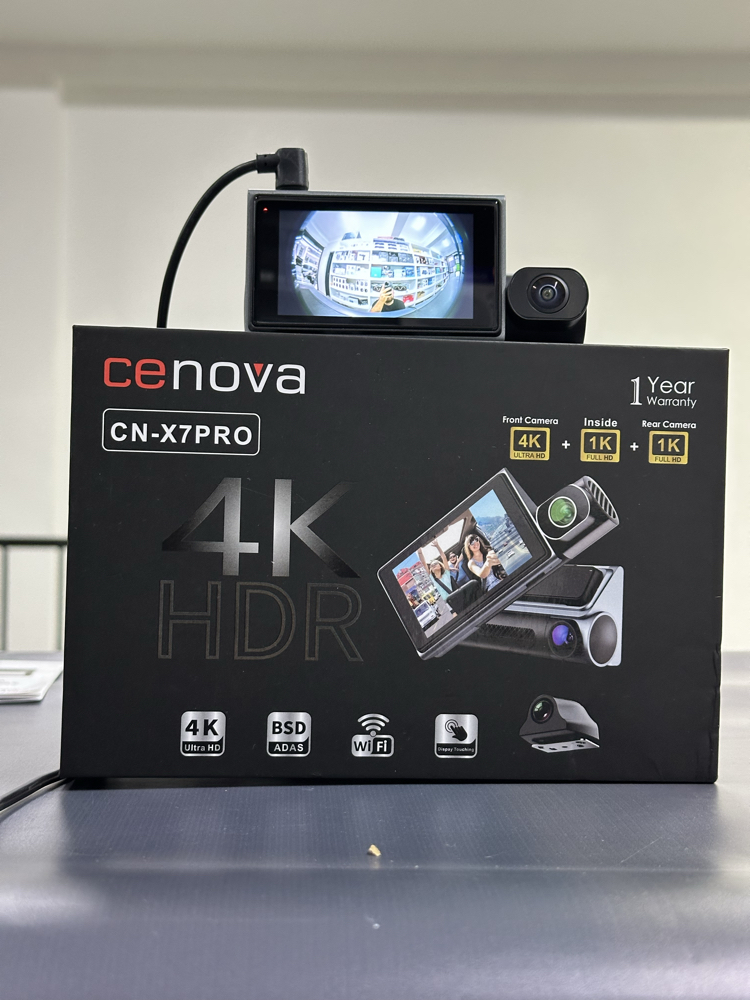 Cenova CN-X7PRO 3” Araç İçi 4K Kamera