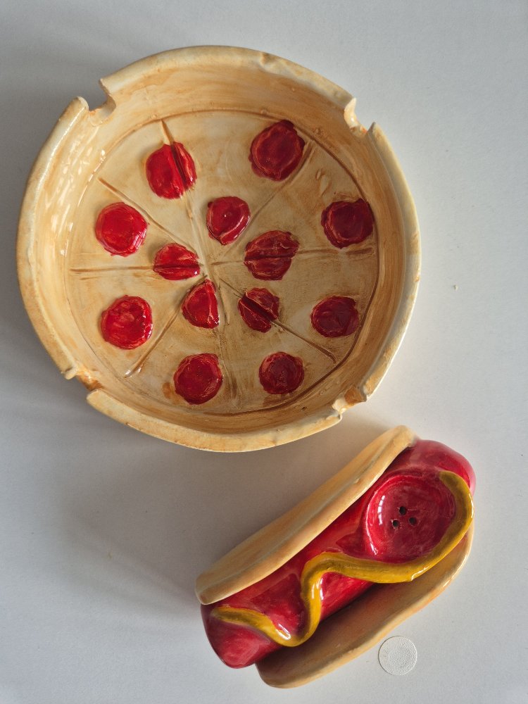 Pizza Seramik Küllük