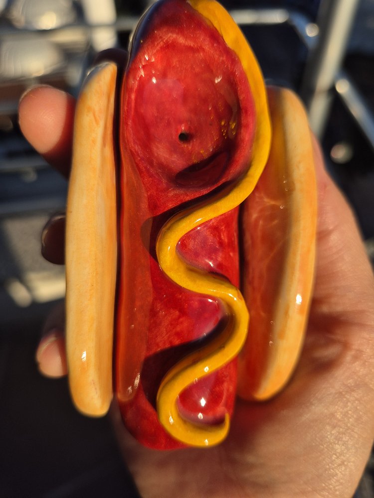 Hotdog Seramik Figür