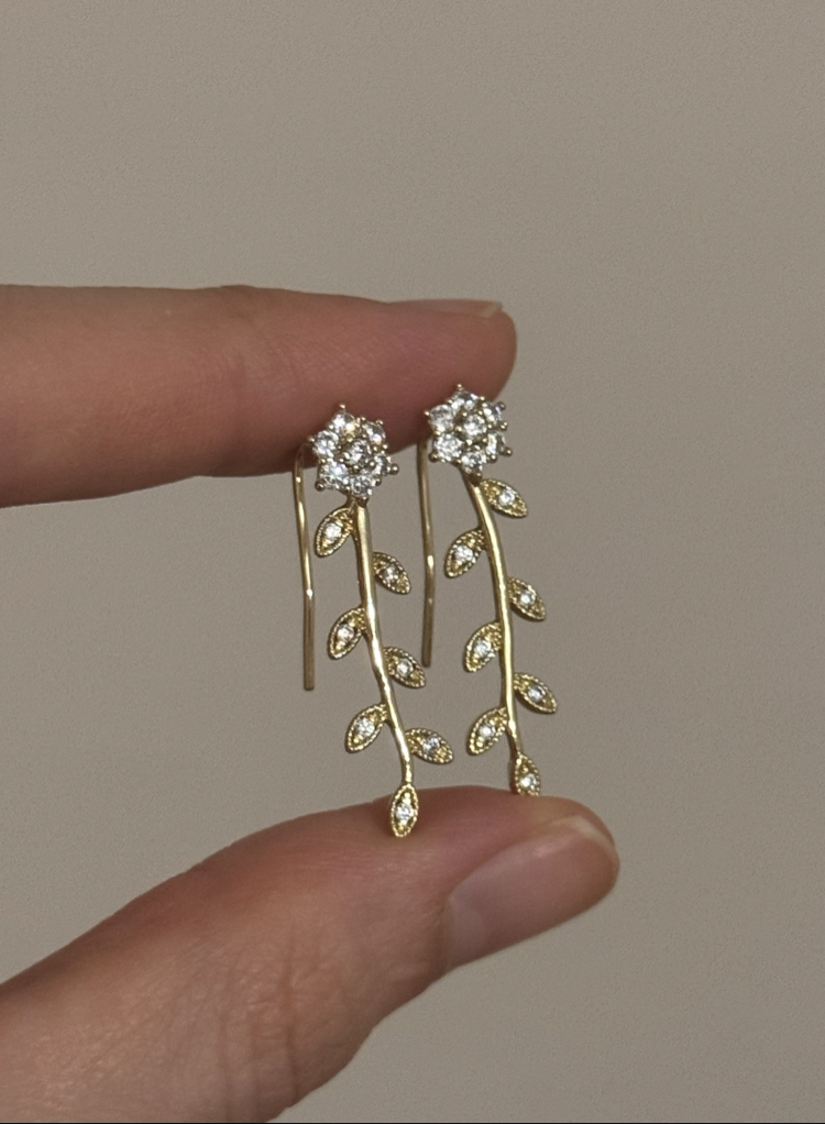 Sarmaşık küpe / xuping (14kgoldrenk)