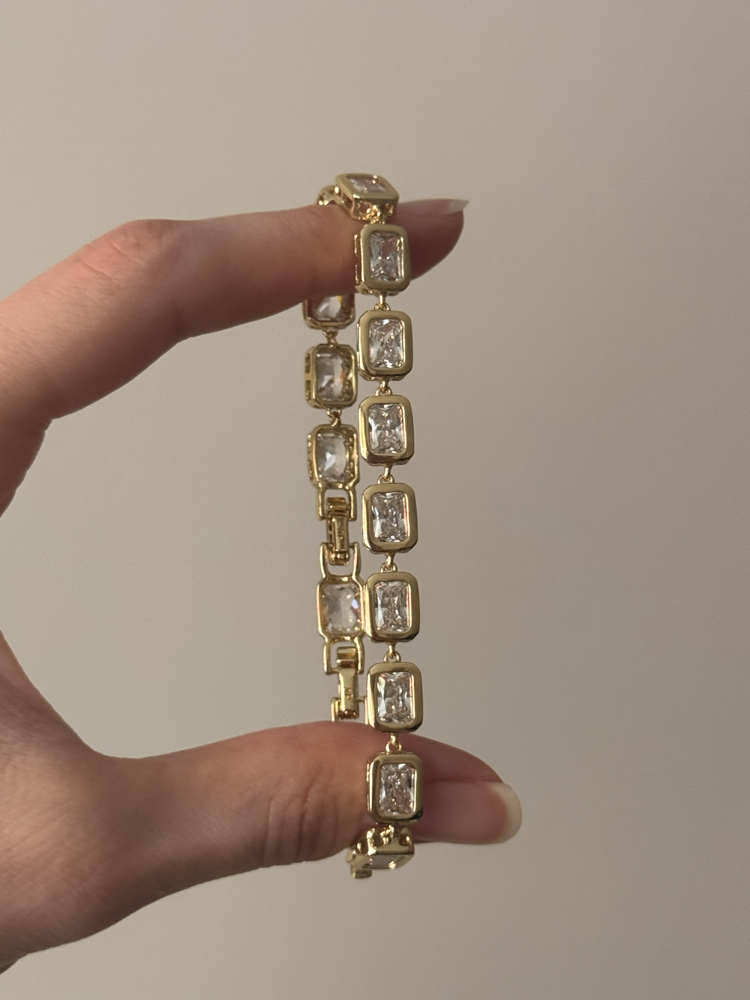 Taşlı bileklik / xuping (14kgoldrenk)