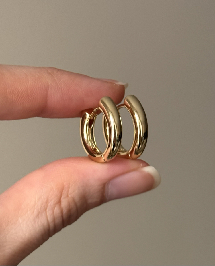 Basic halka küpe / xuping (14kgoldrenk)