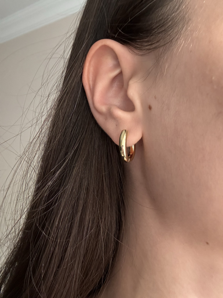 Basic halka küpe / xuping (14kgoldrenk)