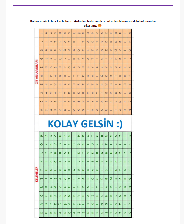 6. SINIF DİL BİLGİSİ FASİKÜLÜ