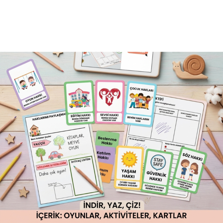Çocuk Hakları Dijital Etkinlik Paketi 1 26 Sayfa PDF