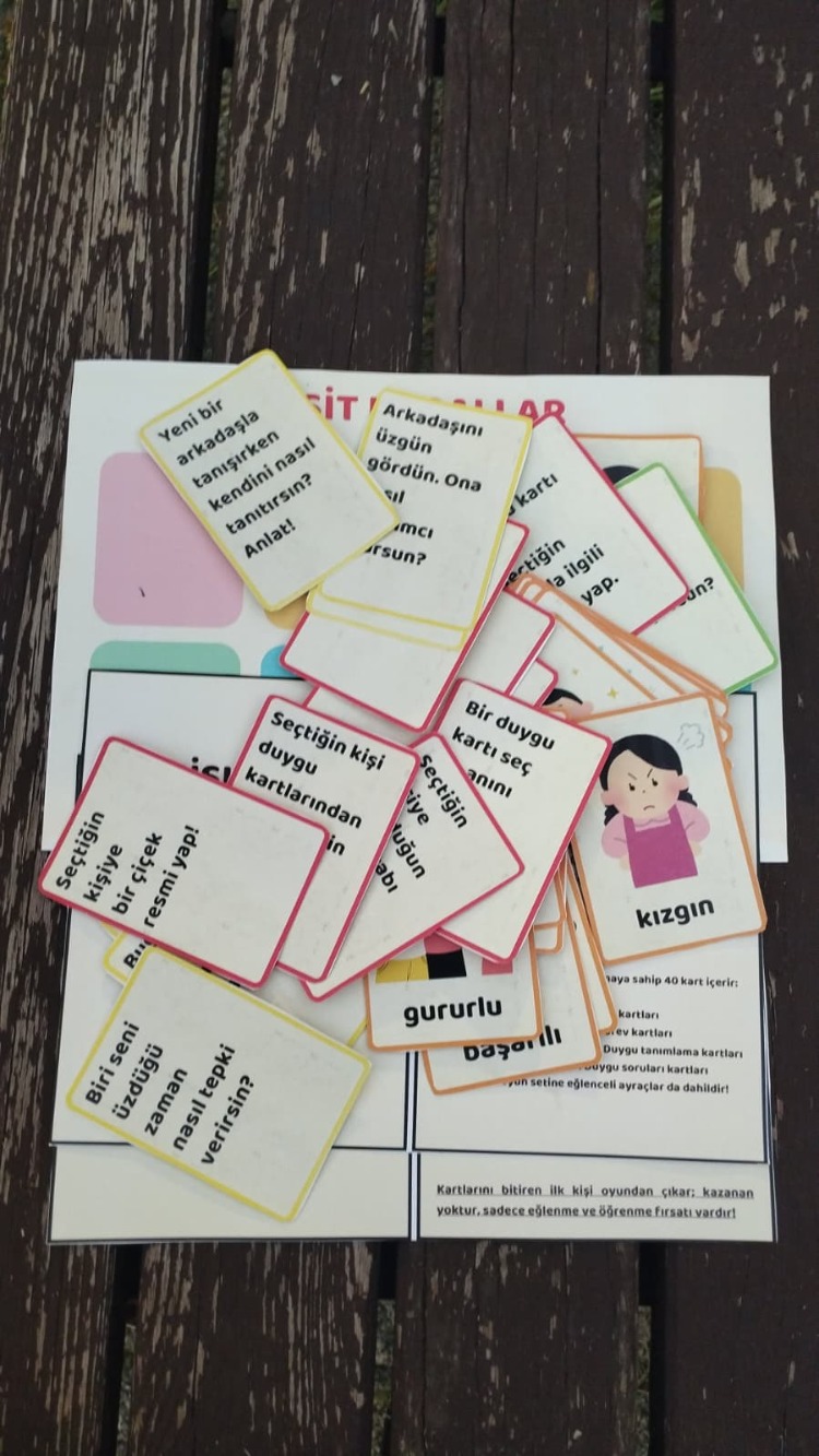 Hislerimi Anlıyorum Oyun Kartları Dijital PDF