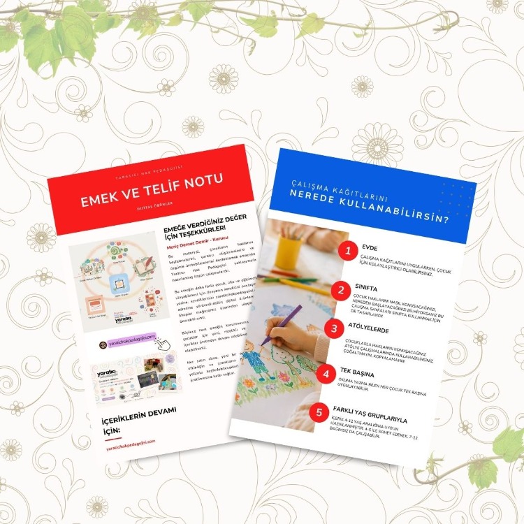 Çocuk Hakları Dijital Etkinlik Seti 21 Sayfa PDF