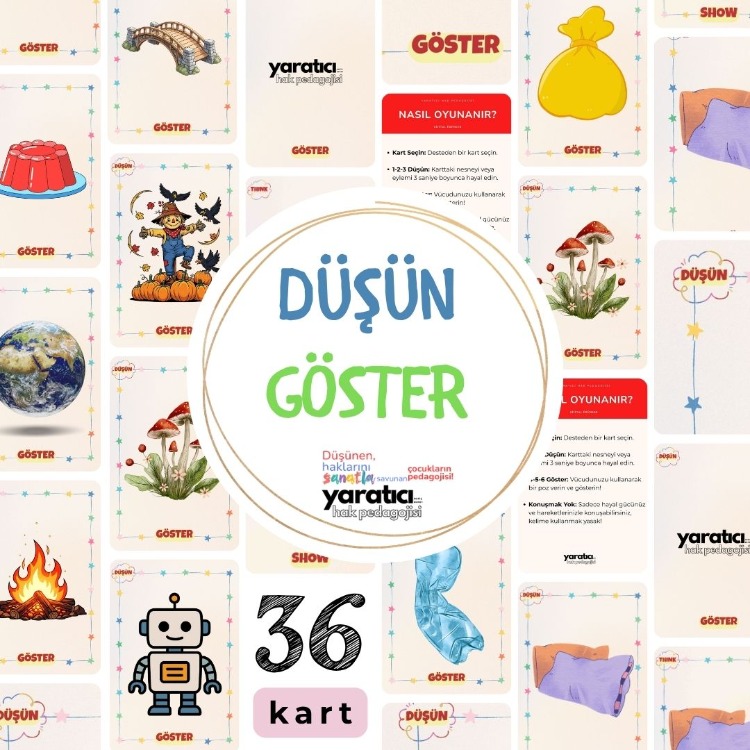 Düşün - Göster Yaratıcı Hak Oyunu, 36 Sayfa PDF Döküman