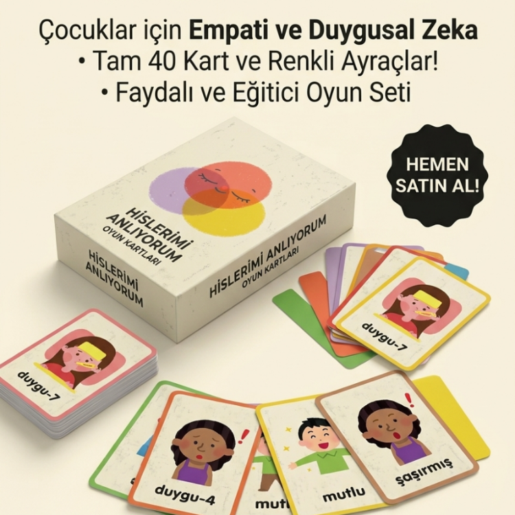 Hislerimi Anlıyorum Oyun Kartları Dijital PDF