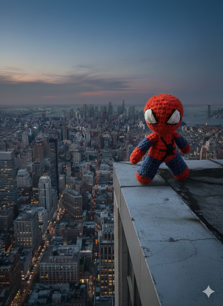 El Örgüsü Spider-Man Figürü - Tasarım Amigurumi Karakter Oyuncak & Hediye
