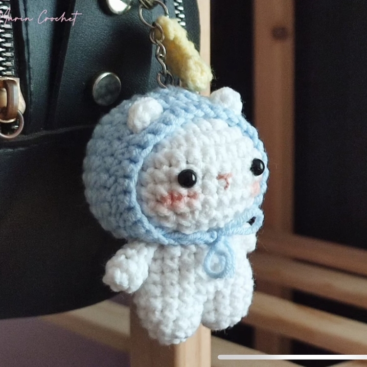 Ay/Yıldız Ayıcık Anahtarlık/Bag Charm