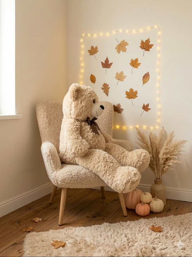Mosby Bej Ayıcık  - 75x40cm Kişiye Özel NFC’li Anı Hediyesi