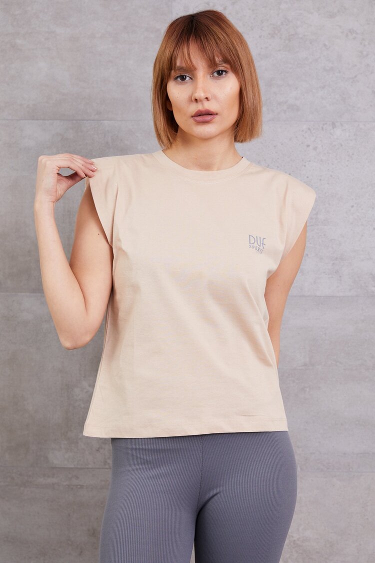 Omzu Vatkalı T-shirt