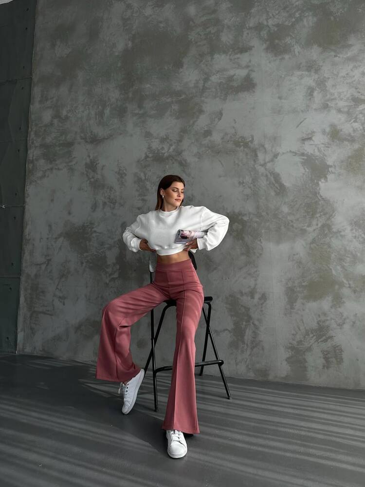 OYSHO PALAZZO ÇIMALI SOMON RENGİ MODEL