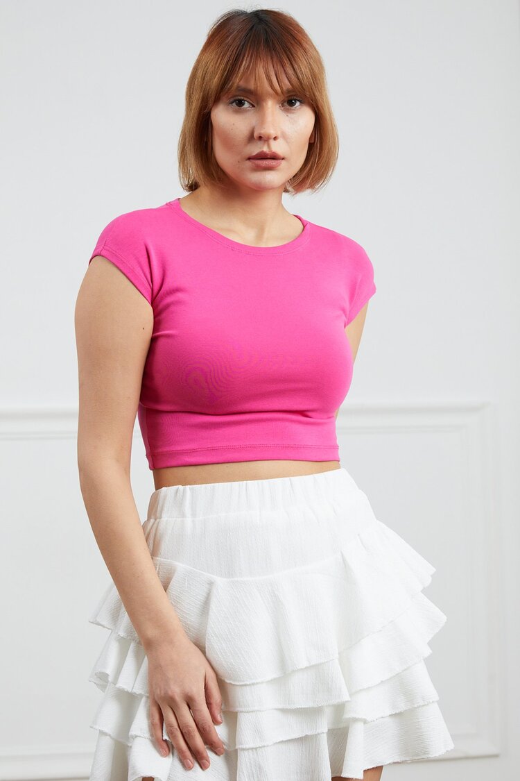 Basic Crop Body T-Shirt