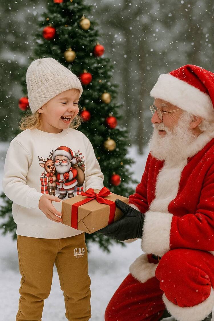 GAP NOEL DETAYLI 3 İPLİK ŞARDONLU ALT ÜST TAKIM