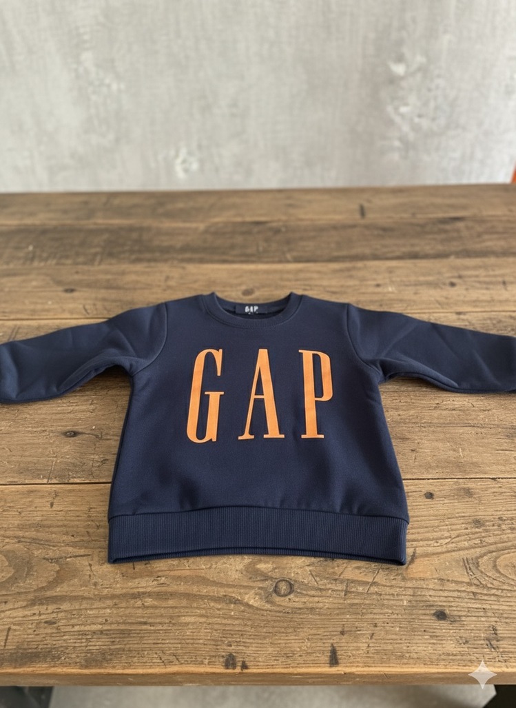 GAP TURUNCU LACİVERT 3 İPLİK ŞARDONLU ALT ÜST TAKIM