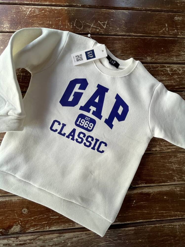 GAP BEYAZ LACİVERT 3 İPLİK ŞARDONLU ALT ÜST TAKIM